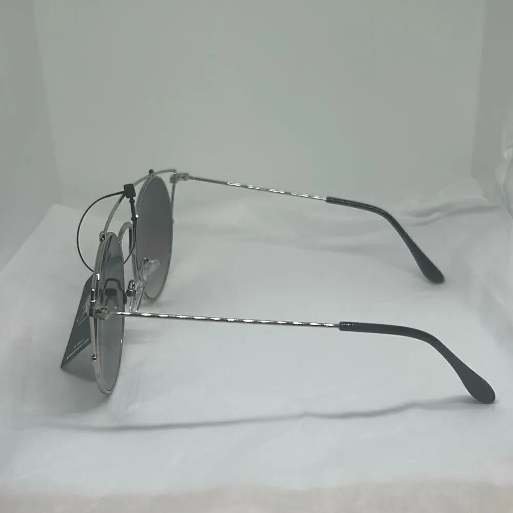Giselle Round Metal Sunglasses – Vintage Retro Style – UV400 Protection